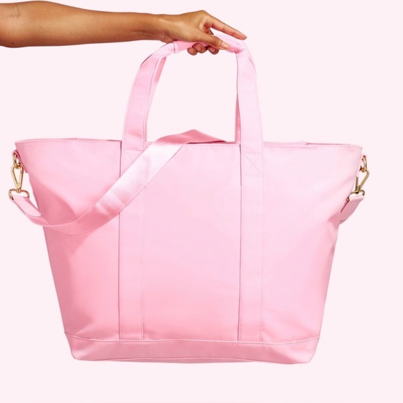 Stoney Clover Lane Handbags - Stoney Clover Lane Classic Tote Flamingo Pink Travel Bag Tote Bag Princess Gold